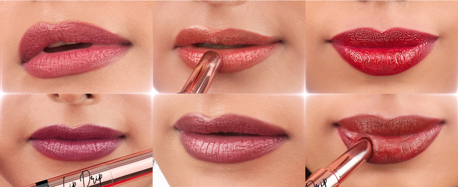 Lip Drip Glossy Lip Balm - High Shine, Lightweight & Long Lasting, Soft & Supple Easy to use