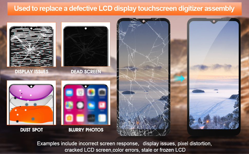 AGCUT Screen Replacement For Nokia G300 5G TA1374 N1374DL