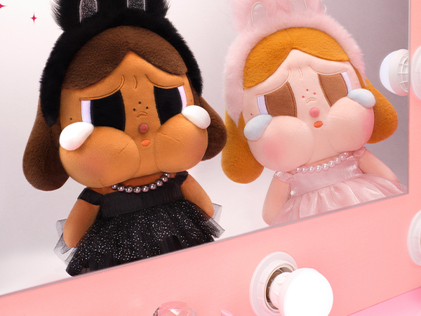 Amazon.com: POP MART Crybaby Shiny Shiny Series-Plush Doll (Black