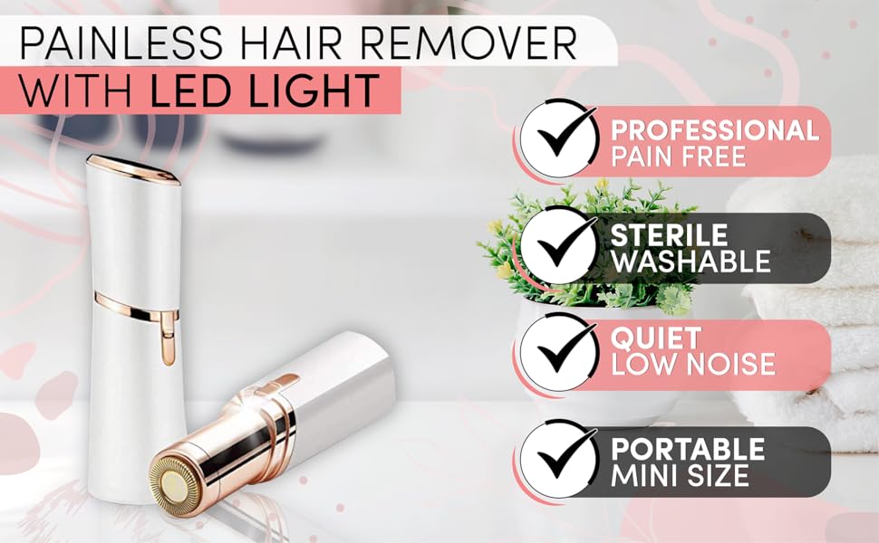 JML Finishing Touch Flawless Womens Facial Hair Trimmer LA Beauty Ideal Gift for Women Ladies