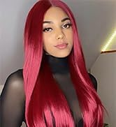 Burgundy Wig Human Hair