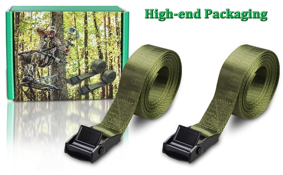 Boaton Tree Stand Stabilizer Straps, Tree Stand