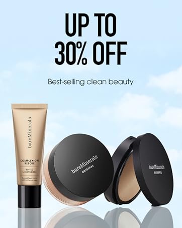 30% off clean beauty bareminerals