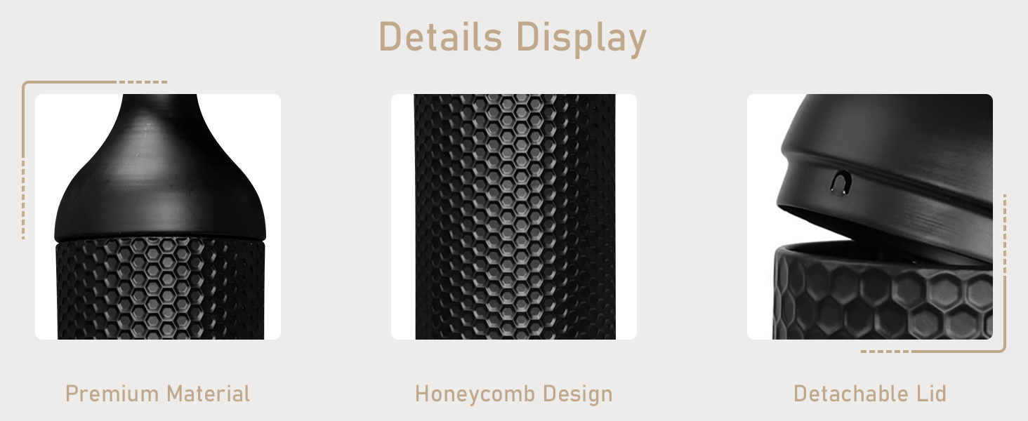 metal floor vase