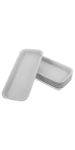 Yardwe 6Pcs Rectangular Plant Drip Tray Plant Pot Saucers
