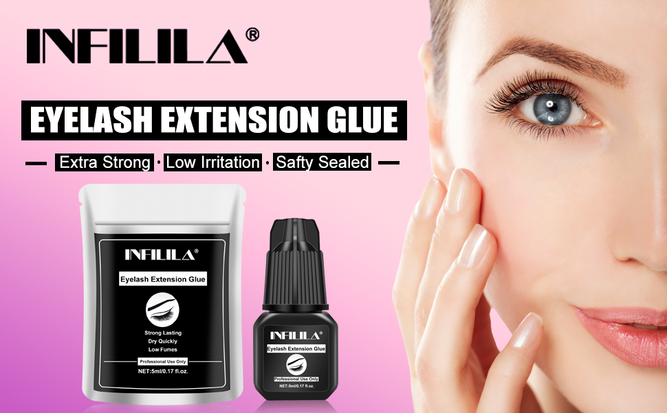 Lash Glue for Eyelash Extensions Extra Strong Eyelash