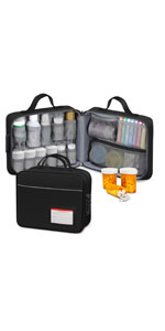 pill bottle organizer with lock