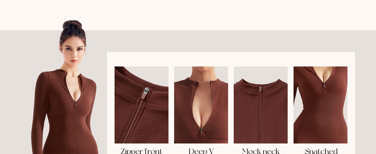 zipper front jumpsuit