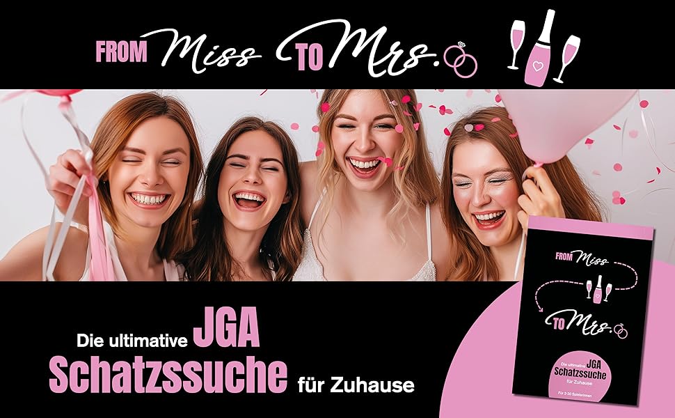 bachelorette party accessories, lustige spiele, team bride, deko jga frauen