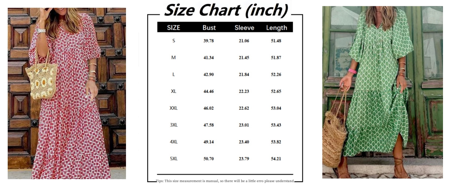 Boho Vacation Plus Size Maxi Dress