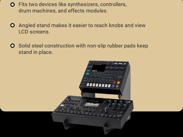 Amazon.com: Headliner 2-Tier Desktop Synth Stand (HL22052