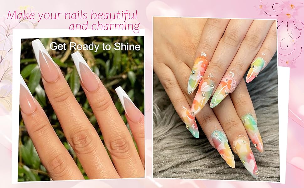 Come with 6 sheets airbrush nail stencils stickers with different patterns