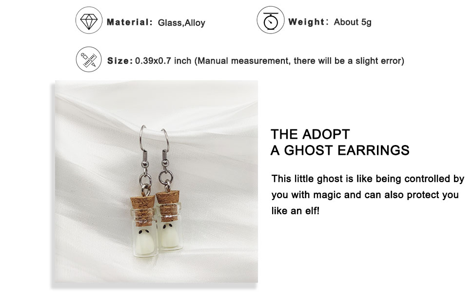ghost earrings