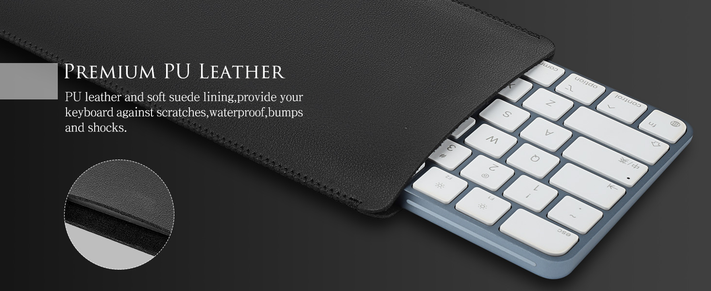 PU Leather Keyboard Case Sleeve for Apple Magic Keyboard