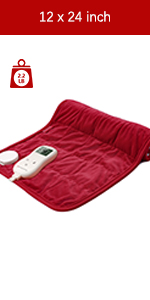 weighted heating pad