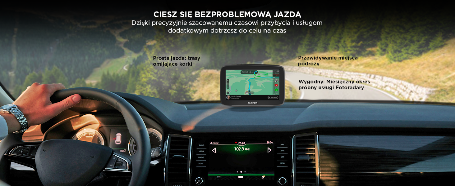 TomTom GO Classic 6 nawigacja samochodowa GPS (ekran 6 cali, mapy Europy, WiFi, TomTom Traffic