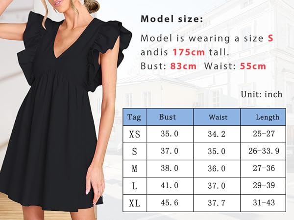 ワンピース overdue flair BABYDOLL MINI DRESS Definitely Darling Tie Back Babydoll Mini Dress - Product