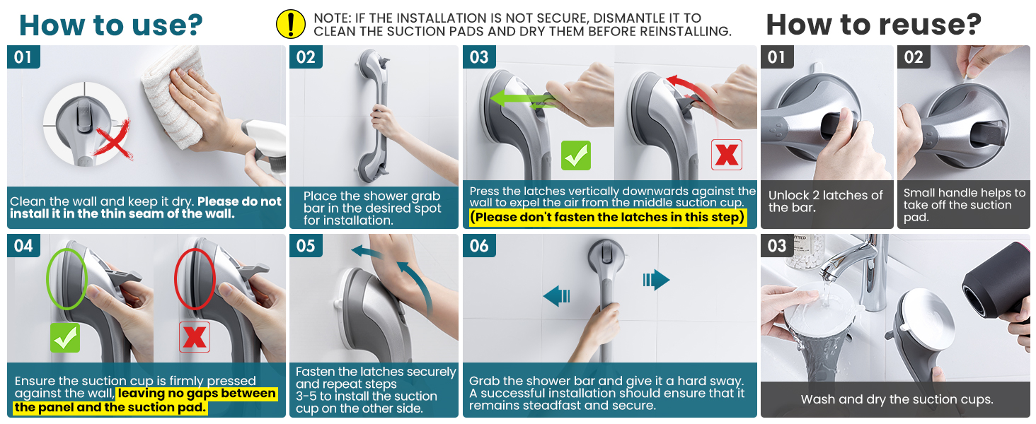 NO drilling, NO screws, NO glue and NO tools are required