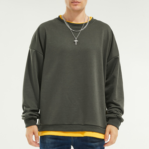 grauer Pullover