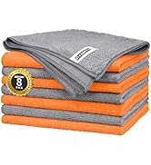 FIXSMITH Microfiber Cleaning Cloth - Pack of 8, Size: 12 x 16 in