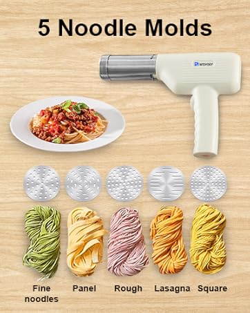 5-in-1 Multi-Functional Cordless Pasta Maker