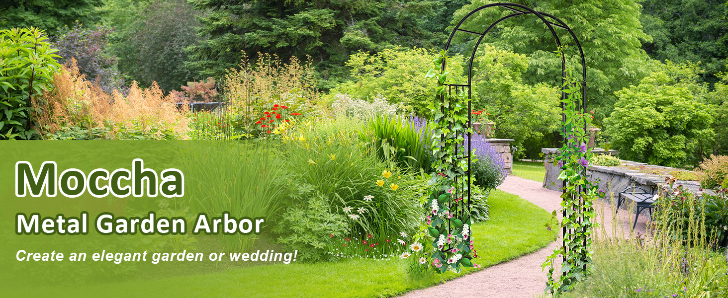 metal garden arbor