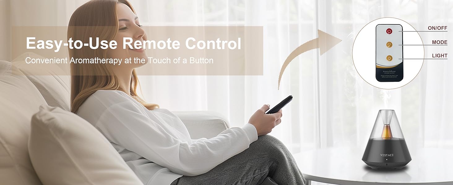 aroma diffuser with remote control