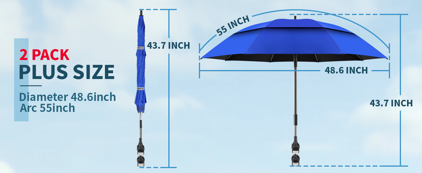 Chair Umbrella with Clamp