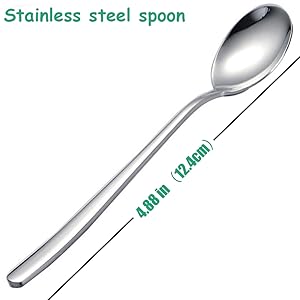 Free stainless steel spoon