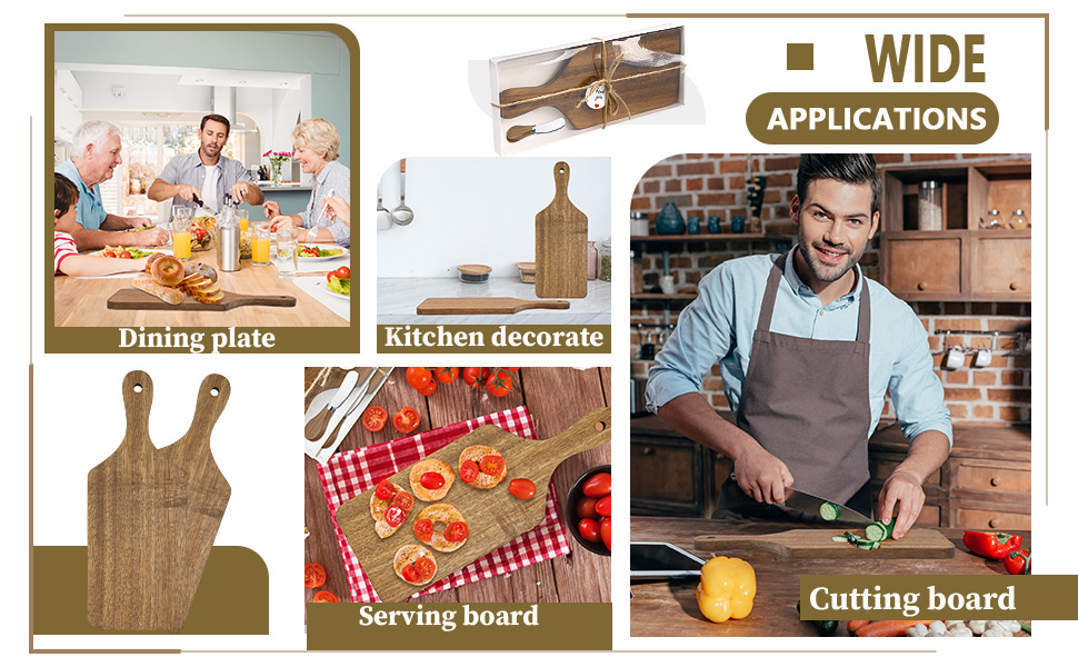 6 Set Cheese Board Wedding Bridal Shower Party Favors Cheese Knives Set