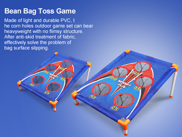 Kids Cornhole Outdoor Games - Bean Bag Toss Game for Kids - Kids Outdoor Toys Outdoor Games for Kids