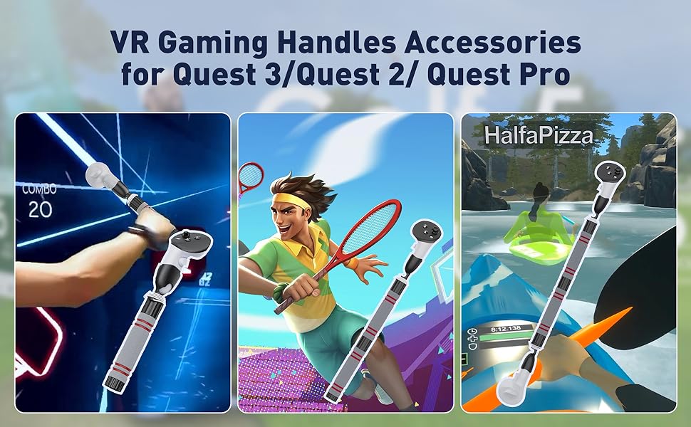 VR Game Handle Accessories for Meta Quest 3/2/Pro