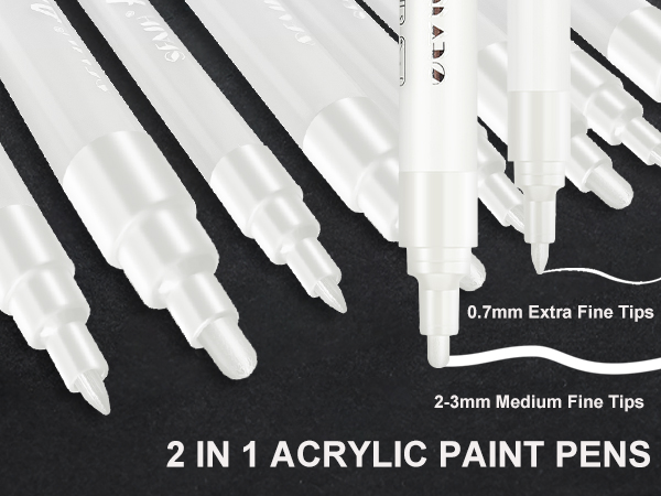 Acrylic White Paint Pens