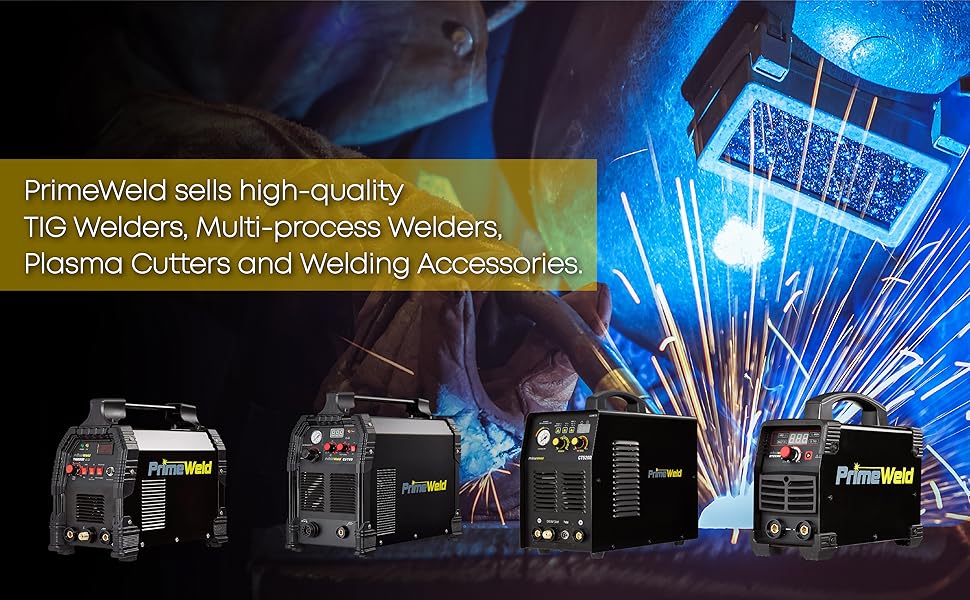 PrimeWeld 50A Air Inverter Plasma Cutter, Portable Plasma Cutting