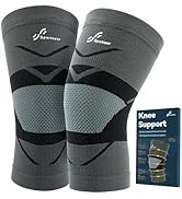 Sportneer Zoned Pressure Knee Brace - Exclusive Textile Technology - Knee Shape Design Light Comp...