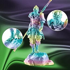 US Raw Materials 3D Printer Filament PLA, Shiny Matte Rainbow Color Filament, Color Change by Length PLA, Fit Most FDM 3D Printers, 250G Spool, Rainbow Blaze 13 3D Printer Filament