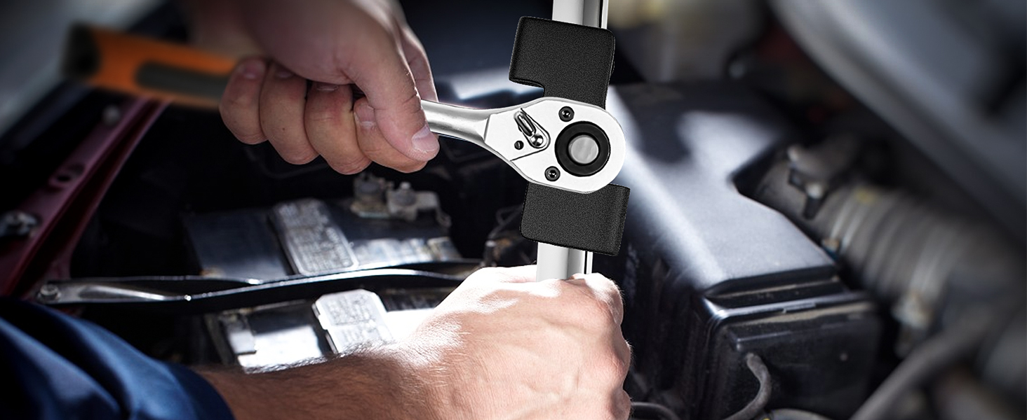 QUICKWOLF Wrench Extender Tool, Universal Wrench Extender with 1/2 Inch