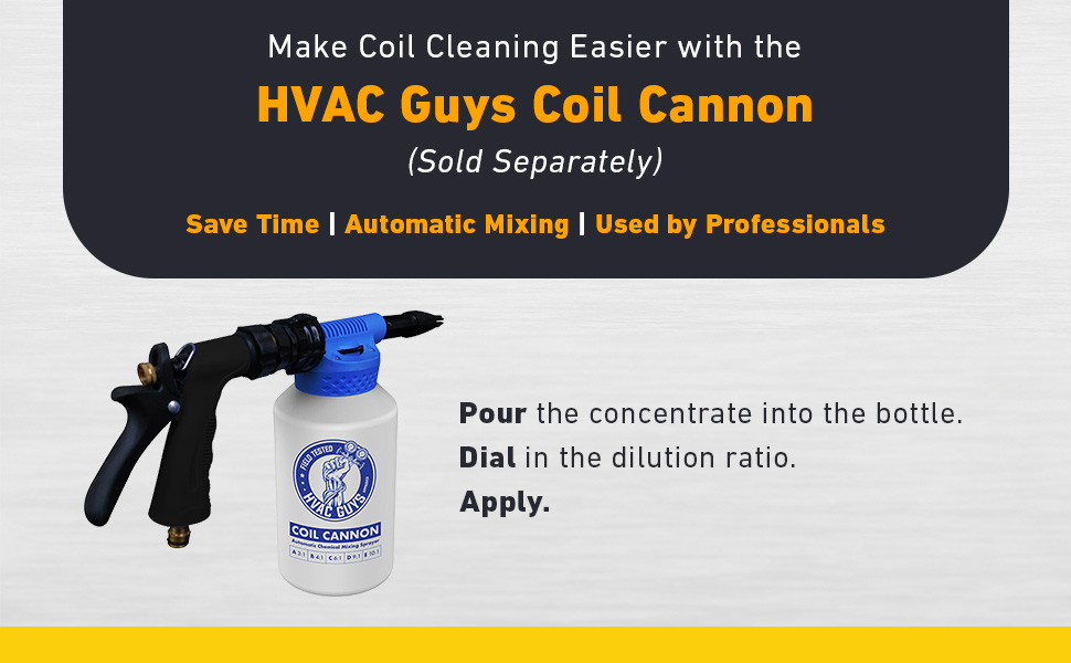 HVAC Guys HD Power Coil Cleaner Heavy Duty Professional