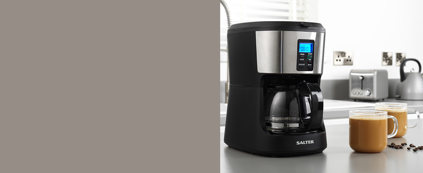 Optimal Safety Salter EK4368 Caffé Bean to Jug Coffee Maker