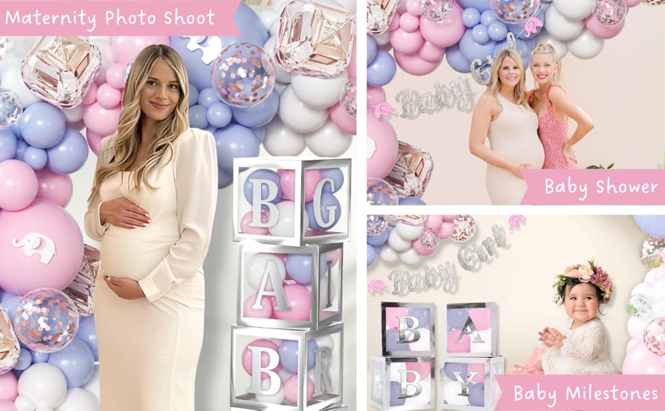 elephant baby shower decorations girl pink baby shower elephant balloons pink elephant baby girl