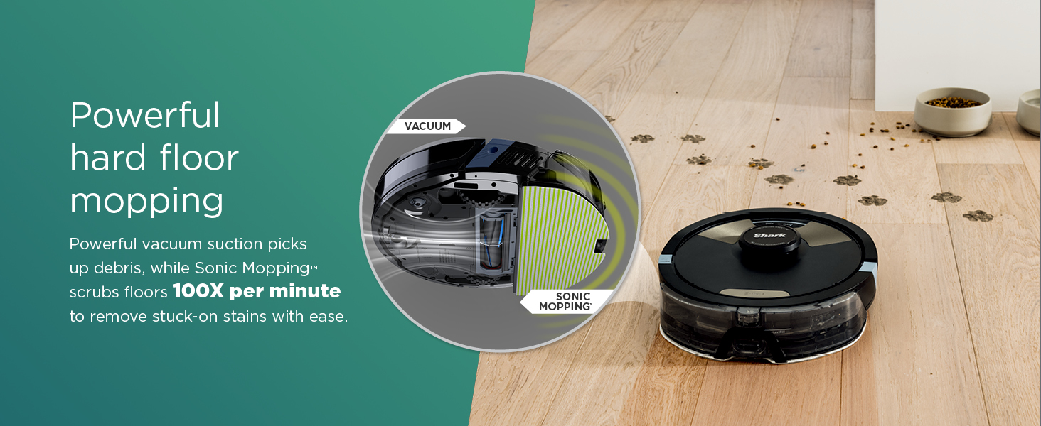 Shark AV2610WA AI Ultra 2in1 Robot Vacuum & Mop with Sonic