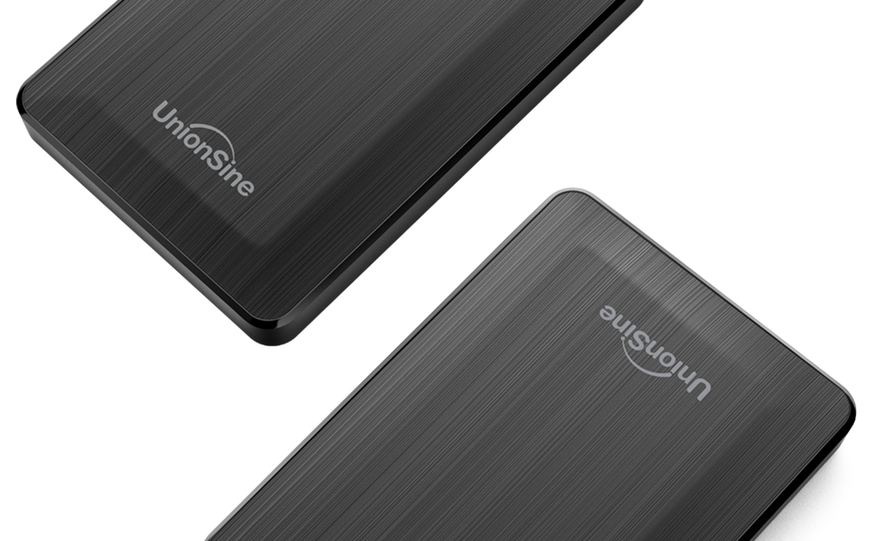 UnionSine 250GB Ultra Slim Portable External Hard Drive USB3.0 HDD