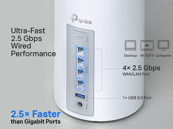 TP-Link Deco BE11000 Tri-Band Whole Home Mesh WiFi 7, up to