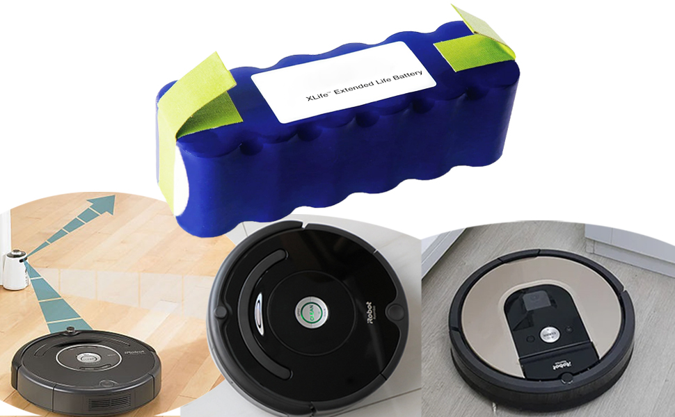 For iRobot battery XLife Extended Life Battery