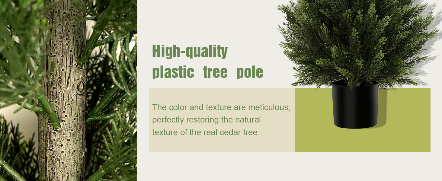 Artificial Topiary Cedar Trees