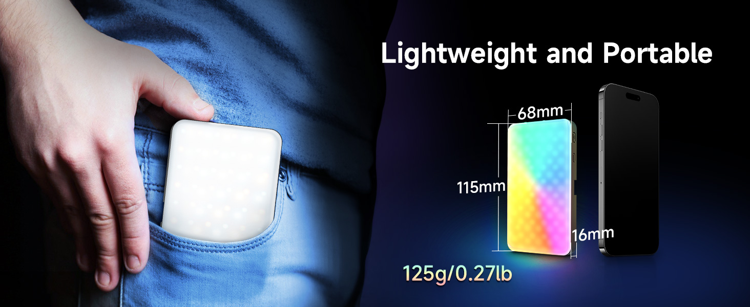 portable light for photography, camera equipment, light for video recording