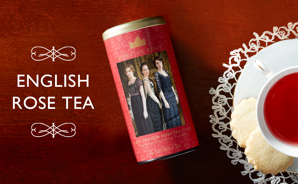 The Republic of Tea Downton Abbey English Rose Herbal Tea