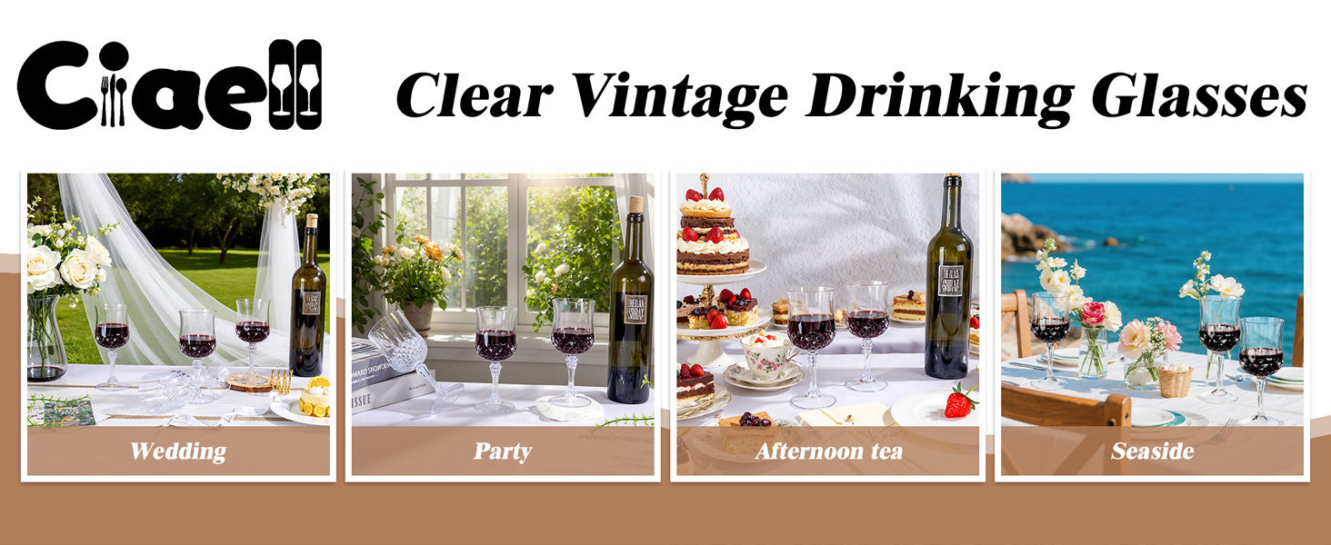 Plastic Wine Glasses