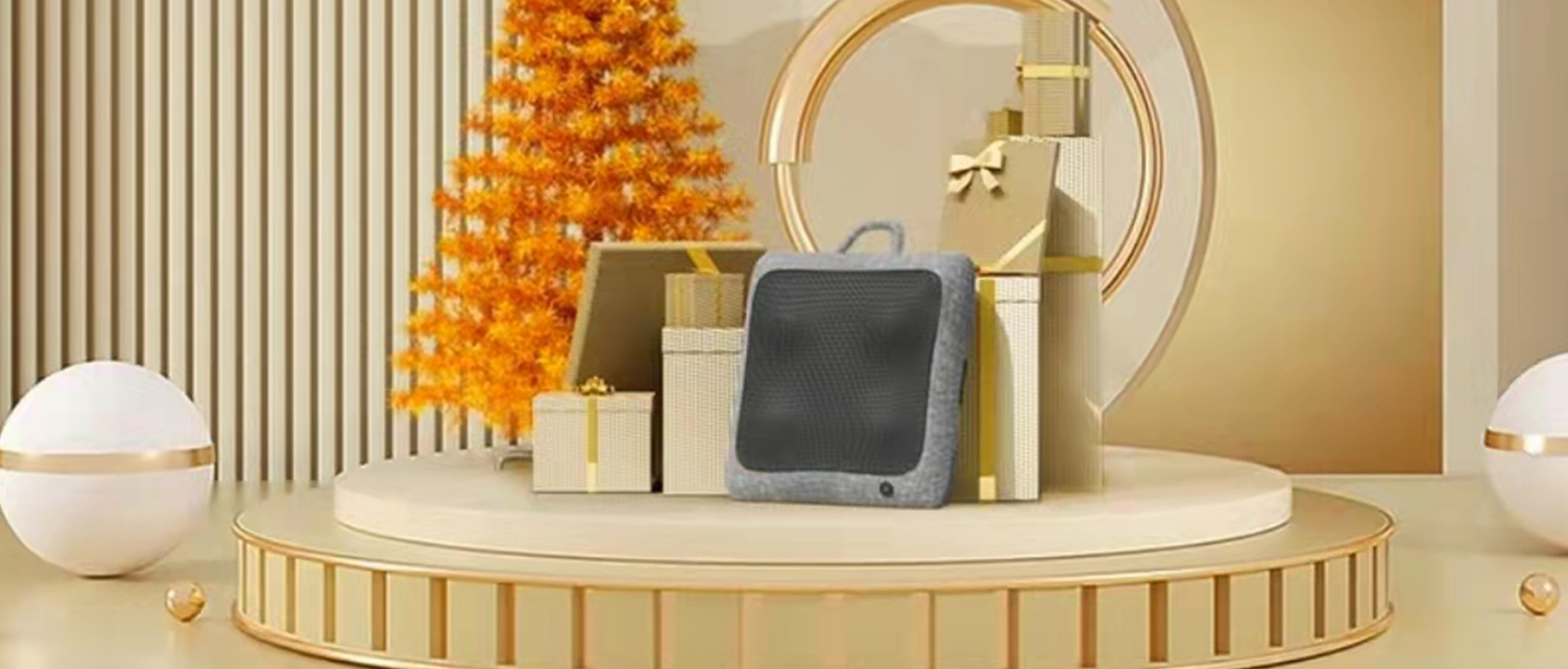 Keenray Back Massager with Heat, Electric Neck Massager, Shiatsu