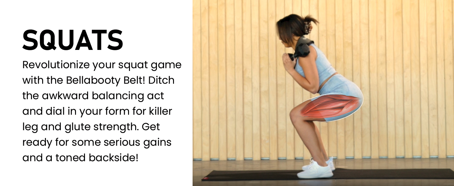 Bellabooty Exercise Hip Thrust Belt
